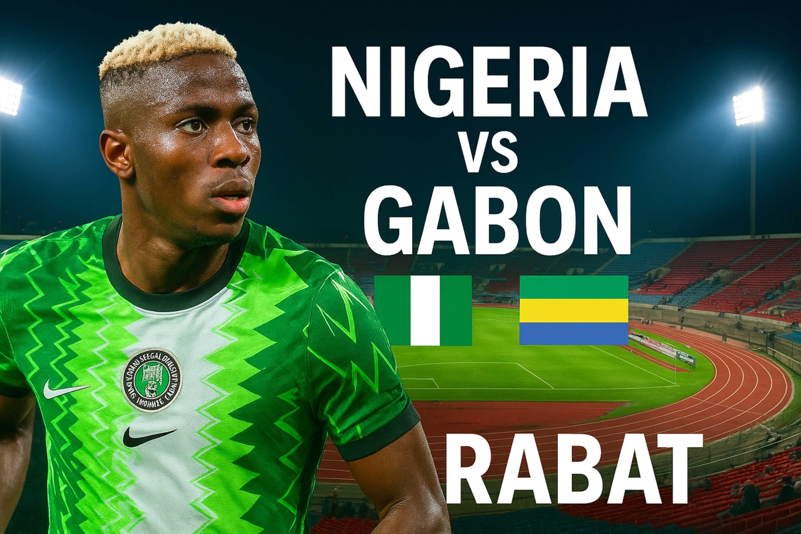 🏆 Super Eagles Set for Rabat Showdown: Nigeria to Battle Gabon in World Cup Playoff Clash